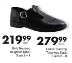 Save Hyper Ladies Teardrop Toughees Black offer