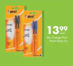 Save Hyper Bic Orange Fine Point Pens offer