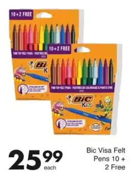 Save Hyper Bic Visa Felt Pens offer