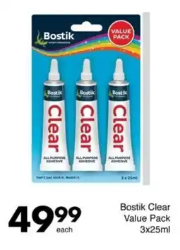 Save Hyper Bostik Clear Value Pack offer