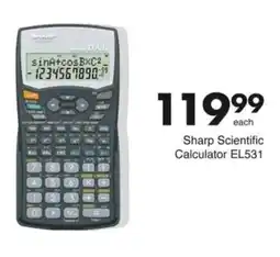 Save Hyper Sharp Scientific Calculator EL531 offer