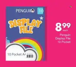 Save Hyper Penguin Display File 10 Pocket offer