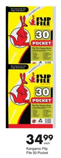 Save Hyper Kangaroo Flip File 30 Pocket offer
