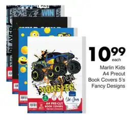Save Hyper Marlin Kids A4 Precut Book Covers Fancy Designs offer