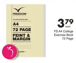 Save Hyper FS A4 College Exercise Book 72 Page offer