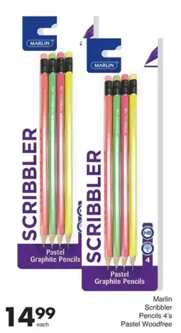 Save Hyper Marlin Scribbler Pencils Pastel Woodfree offer