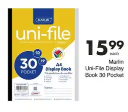 Save Hyper Marlin Uni-File Display Book 30 Pocket offer