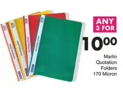 Save Hyper Marlin Quotation Folders 170 Micron offer