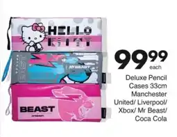 Save Hyper Deluxe Pencil Cases Manchester United/ Liverpool/ Xbox/ Mr Beast/ Coca Cola offer