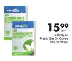 Save Hyper Butterfly A5 Plastic Slip On Covers 50 Micron offer