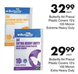 Save Hyper Butterfly A4 Precut Plastic Covers 120 Micron Extreme Heavy Duty offer