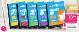 Save Hyper Butterfly Pocket File 10 Pocket offer