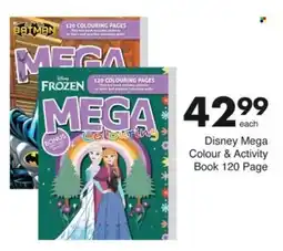 Save Hyper Disney Mega Colour & Activity Book 120 Page offer