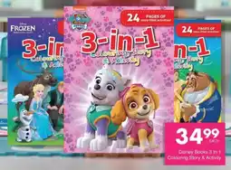 Save Hyper Disney Books 3 in 1 Colouring Story & Activity offer