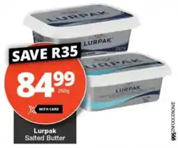 Checkers Lurpak Salted Butter offer