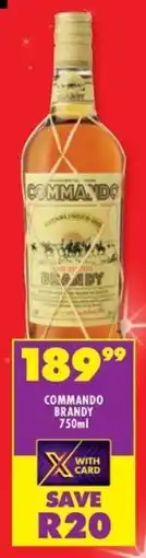 Shoprite Liquor Commando brandy offer