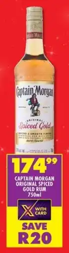 Shoprite Liquor Captain morgan original spiced gold rum offer