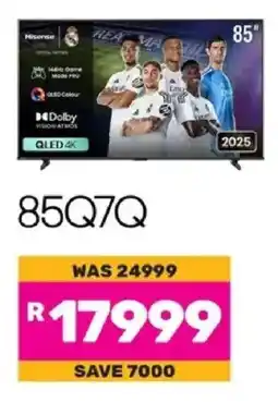 Game Hisense 85" QLED 4K Smart TV offer