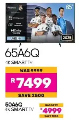 Game Hisense 65" UHD 4K Smart TV offer