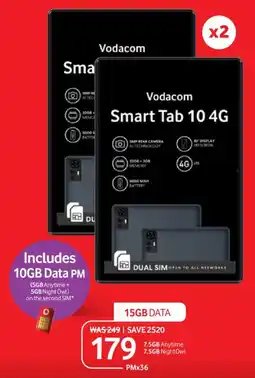 Makro Vodacom Smart Tab 10 4G offer