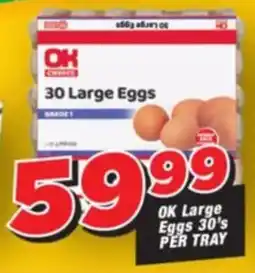 OK Grocer OK Large Eggs offer