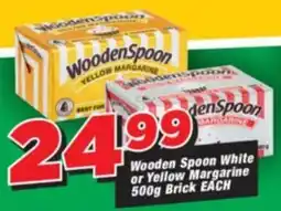 OK Grocer Wooden Spoon White or Yellow Margarine Brick offer