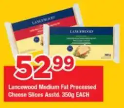 OK Grocer Lancewood Medium Fat Processed Cheese Slices offer