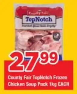 OK Grocer County Fair TopNotch Frozen Chicken Soup Pack offer