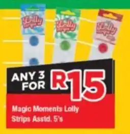 OK Grocer Magic Moments Lolly Strips offer