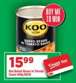 OK Grocer Koo Baked Beans in Tomato Sauce offer