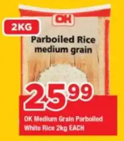 OK Grocer OK Medium Grain Parboiled White Rice offer