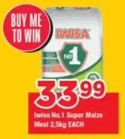 OK Grocer Iwisa No.1 Super Maize Meal offer
