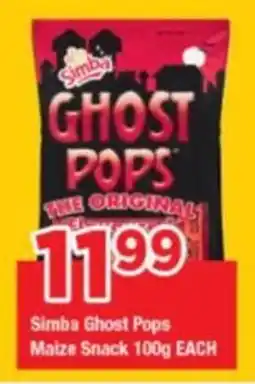 OK Grocer Simba Ghost Pops Maize Snack offer