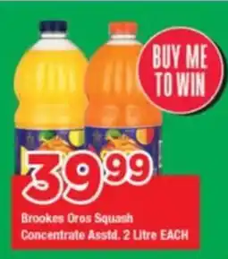 OK Grocer Brookes Oros Squash Concentrate offer