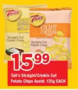 OK Grocer Tail's Straight/ Crinkle Cut Potato Chips offer