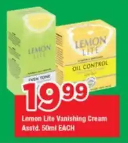 OK Grocer Lemon Lite Vanishing Cream offer