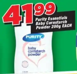 OK Grocer Purity Essentials Baby Cornstarch Powder offer
