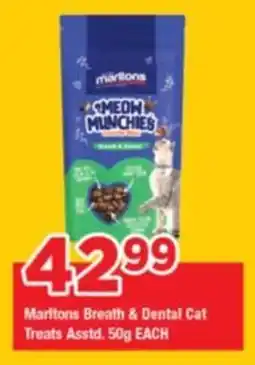 OK Grocer Maritons Breath & Dental Cat Treats offer