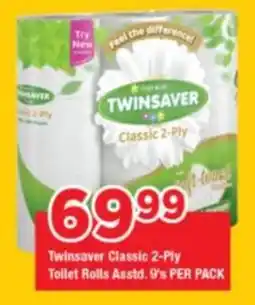 OK Grocer Twinsaver Classic 2-Ply Toilet Rolls offer