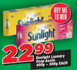 OK Grocer Sunlight Laundry Soap offer