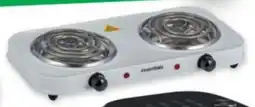 OK Grocer Essentials Double Spiral Hotplate offer