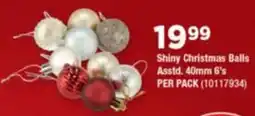 OK Grocer Shiny Christmas Balls offer