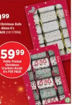 OK Grocer Petite Printed Christmas Crackers offer