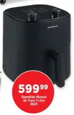 OK Grocer Essentials Manual Air Fryer offer