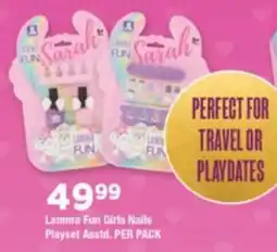 OK Grocer Lamma Fun Girls Nails Playset offer