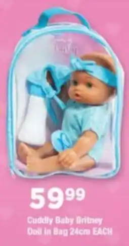 OK Grocer Cuddly Baby Britney Doll in Bag offer