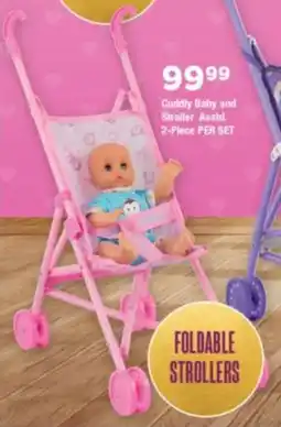 OK Grocer Cuddly Baby and Stroller offer