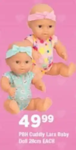 OK Grocer PBH Cuddly Lara Baby Doll offer