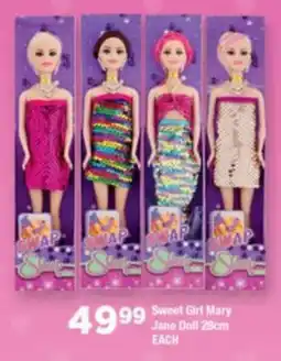 OK Grocer Sweet Girl Mary Jane Doll offer