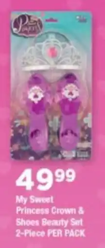 OK Grocer My Sweet Princess Crown & Shoes Beauty Set offer